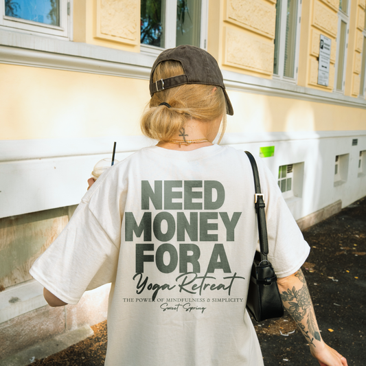 NEED MONEY Oversized Shirt