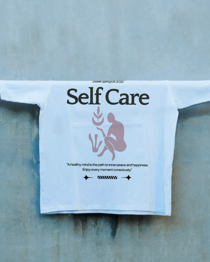 SELF CARE Oversized Shirt