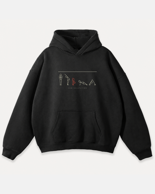 SUN SALUTATION Oversized Hoodie