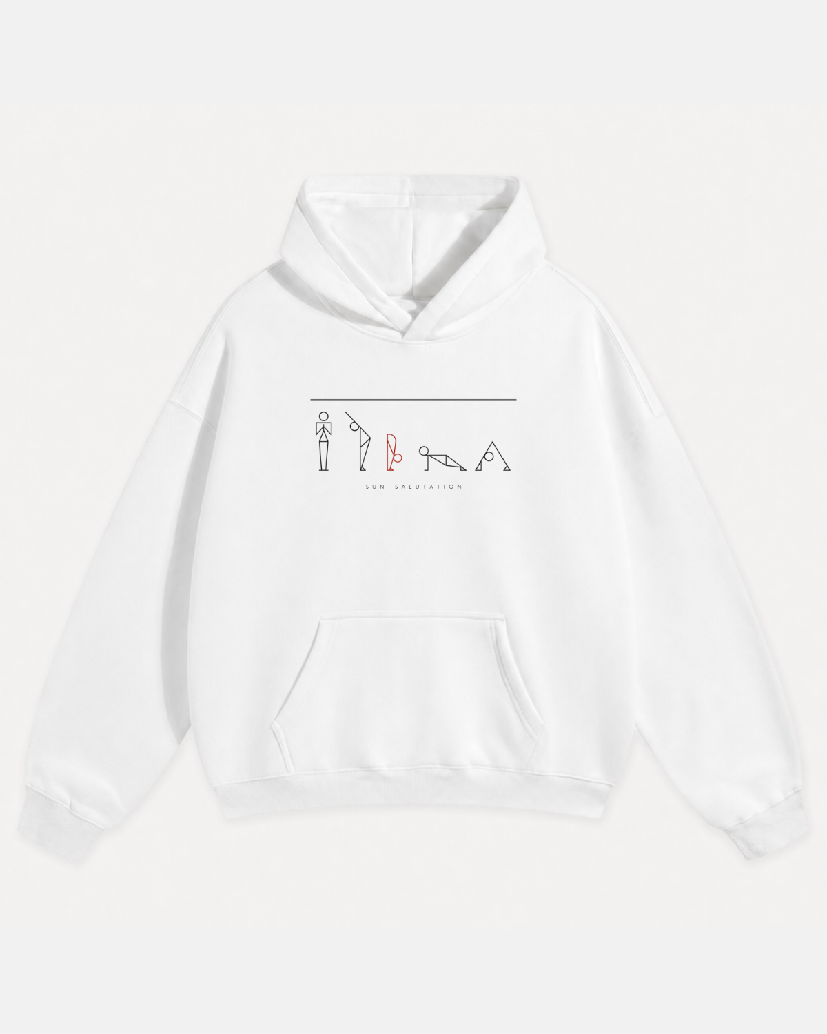 SUN SALUTATION Oversized Hoodie
