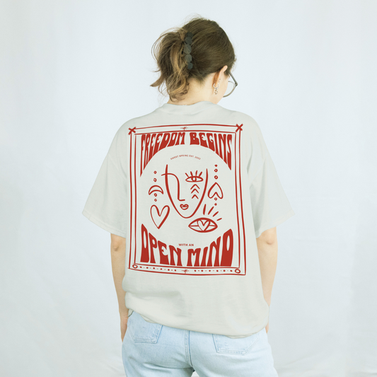 OPEN MIND Oversized Shirt