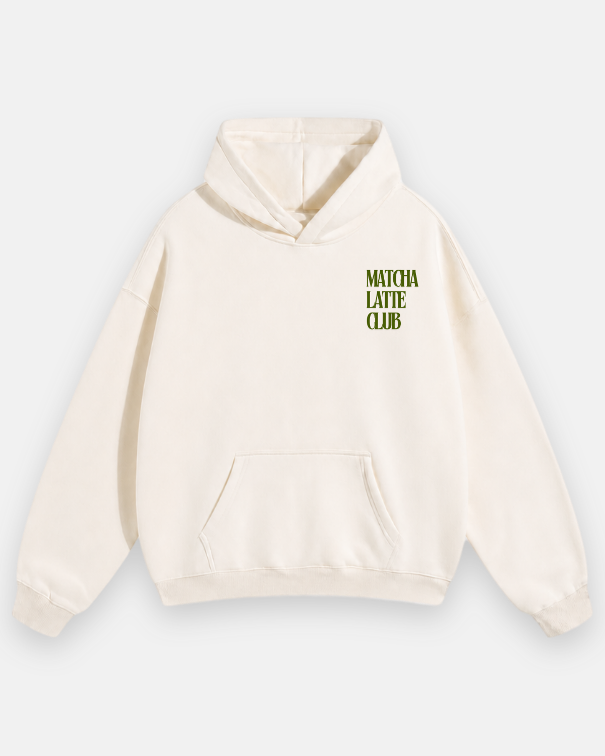 MATCHA LATTE CLUB Oversized Hoodie