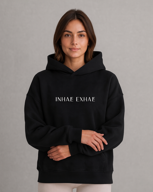 INHALE EXHALE Oversized Hoodie