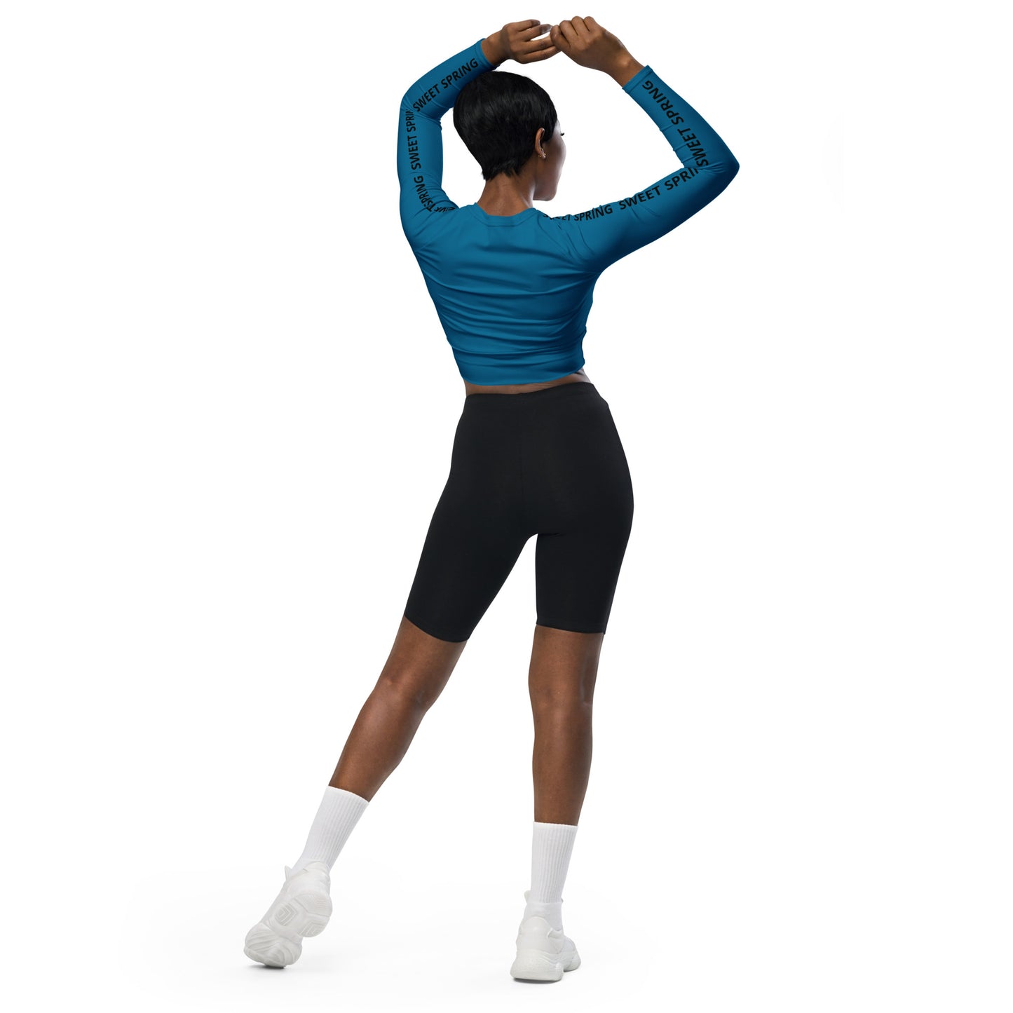 Sweet Spring Recyceltes Langarm Crop Top