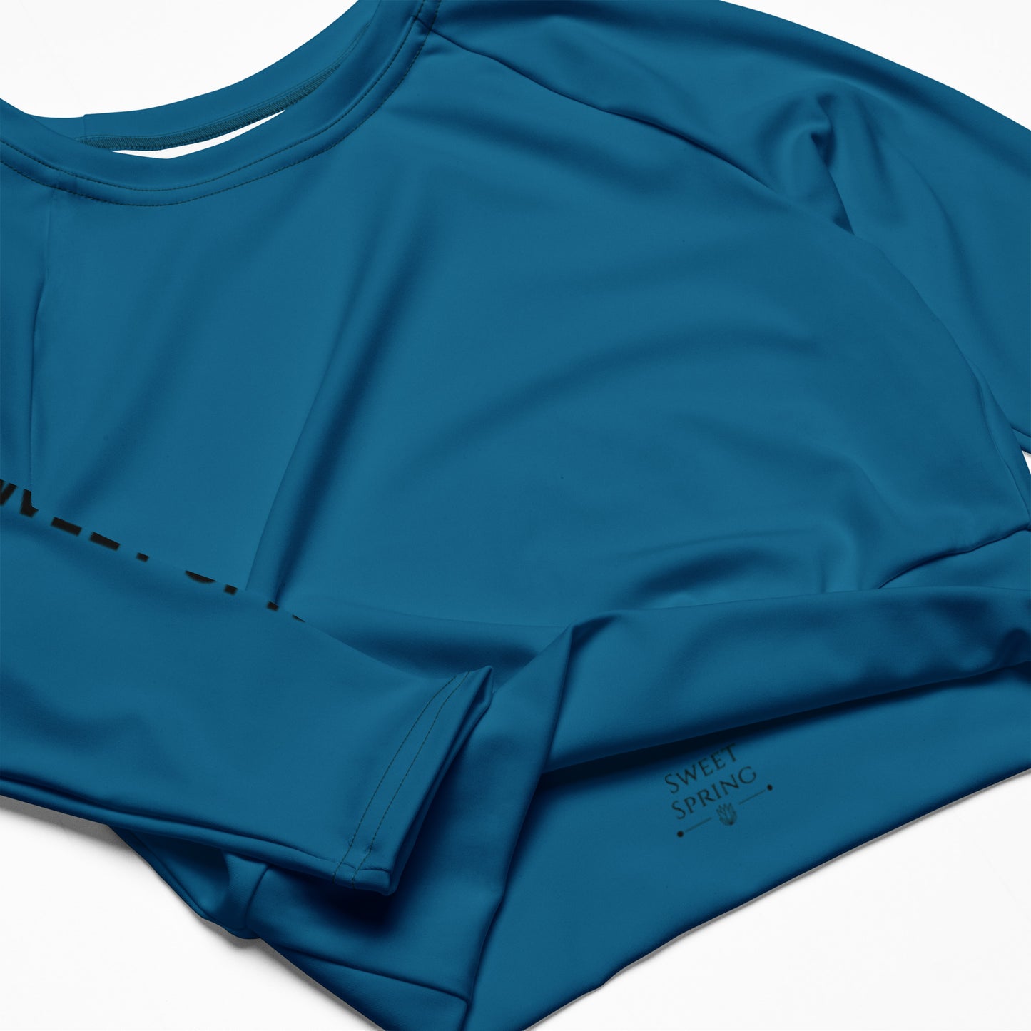 Sweet Spring Recyceltes Langarm Crop Top