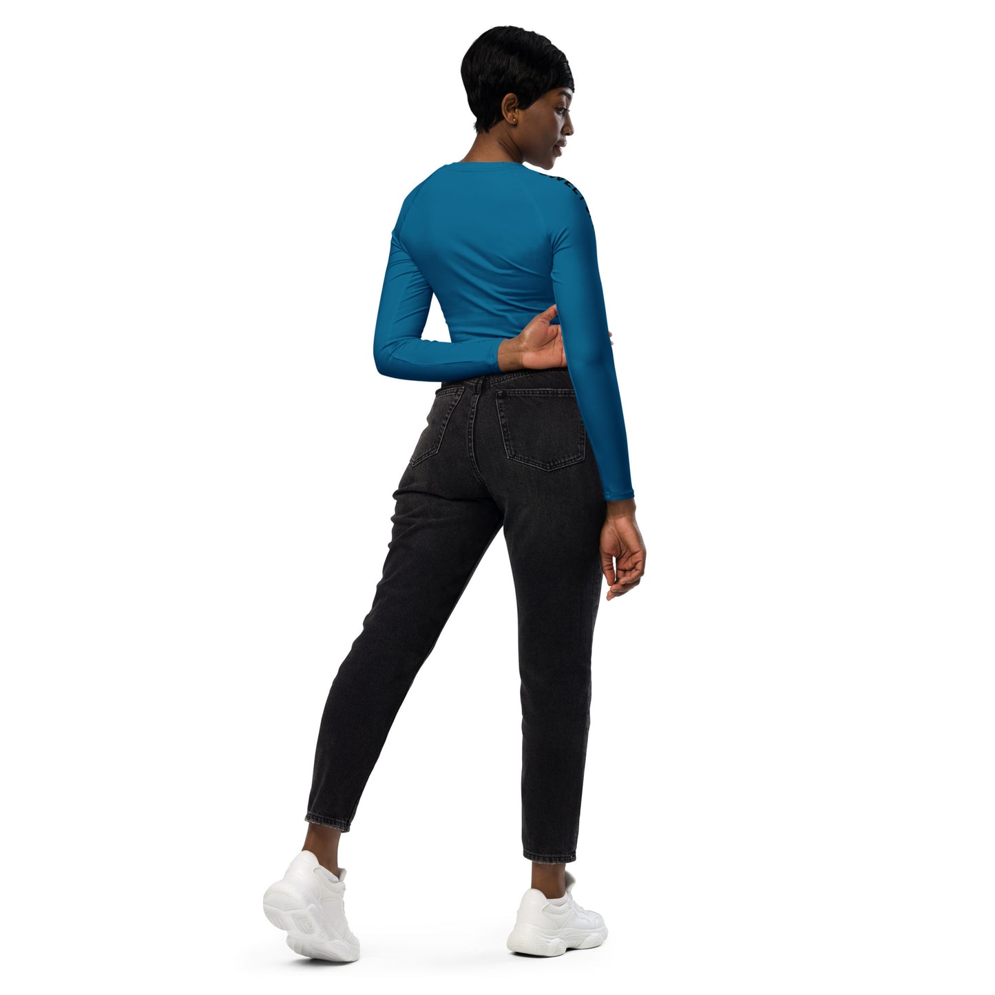 Sweet Spring Recyceltes Langarm Crop Top