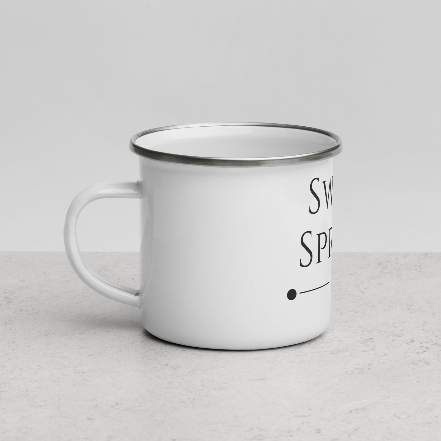 Sweet Spring Emailletasse