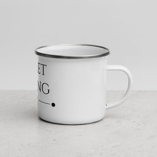 Sweet Spring Emailletasse