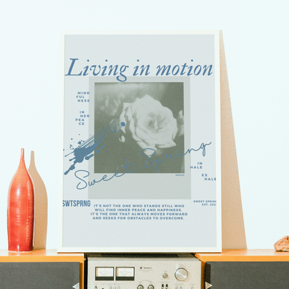 LIVING IN MOTION Poster 3:4