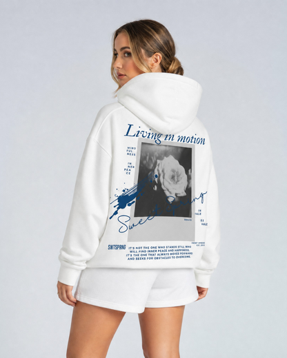 LIVING IN MOTION Oversized Hoodie