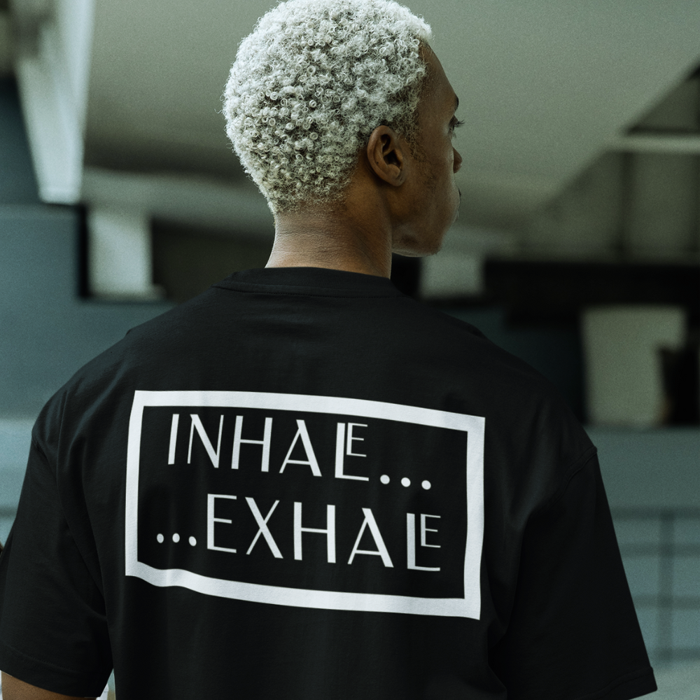 INHALE EXHALE Oversized Shirt