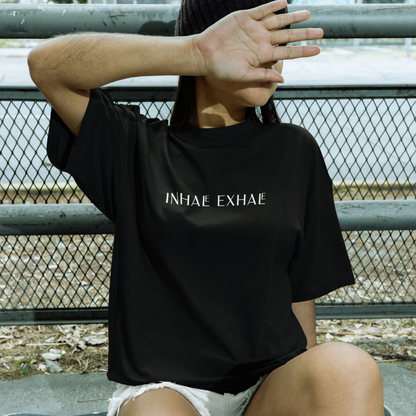 INHALE EXHALE Oversized Shirt