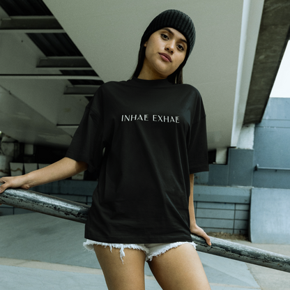 INHALE EXHALE Oversized Shirt