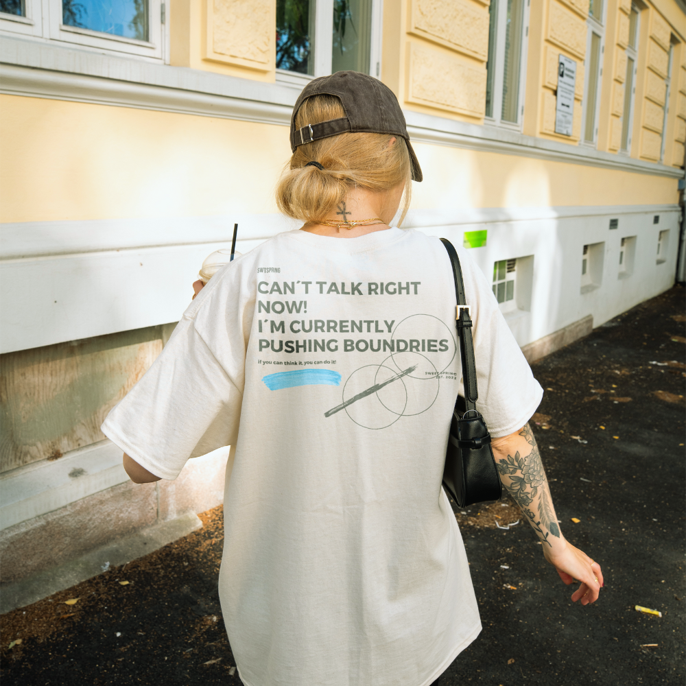 CAN´T TALK Oversized Shirt