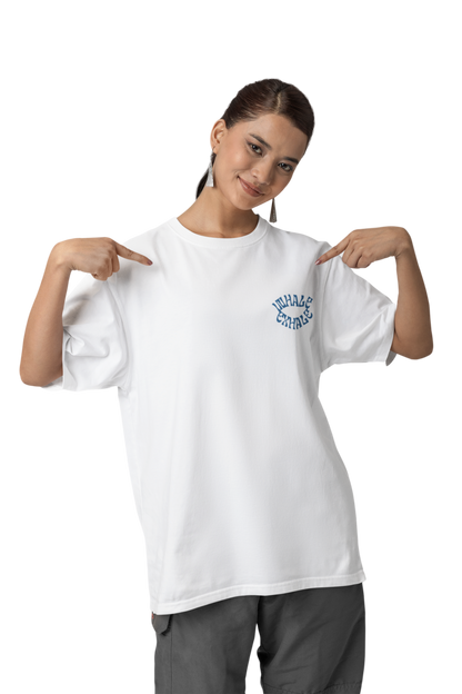 INHALE EXHALE MANDALA Oversized Shirt