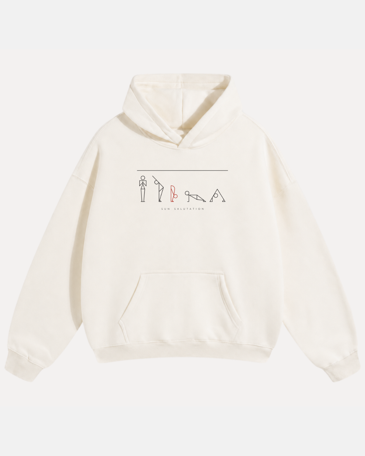 SUN SALUTATION Oversized Hoodie