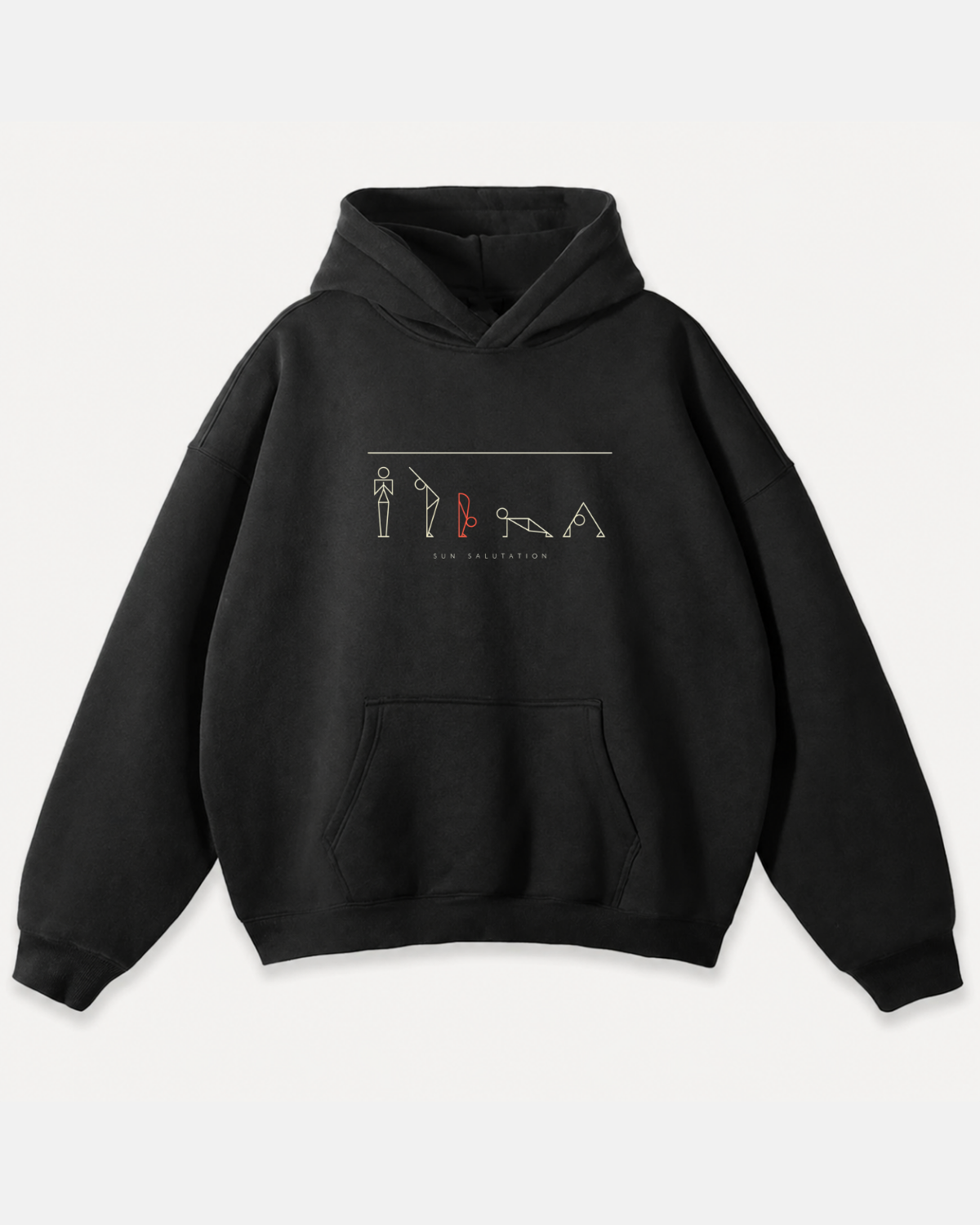 SUN SALUTATION Oversized Hoodie