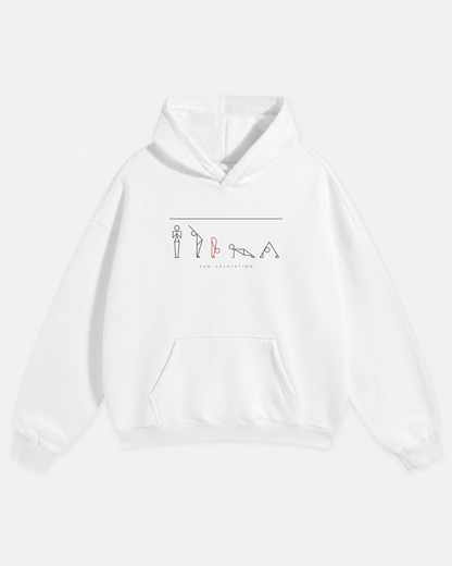 SUN SALUTATION Oversized Hoodie