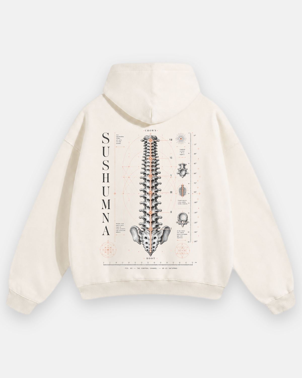 SUSHUMNA Oversized Hoodie