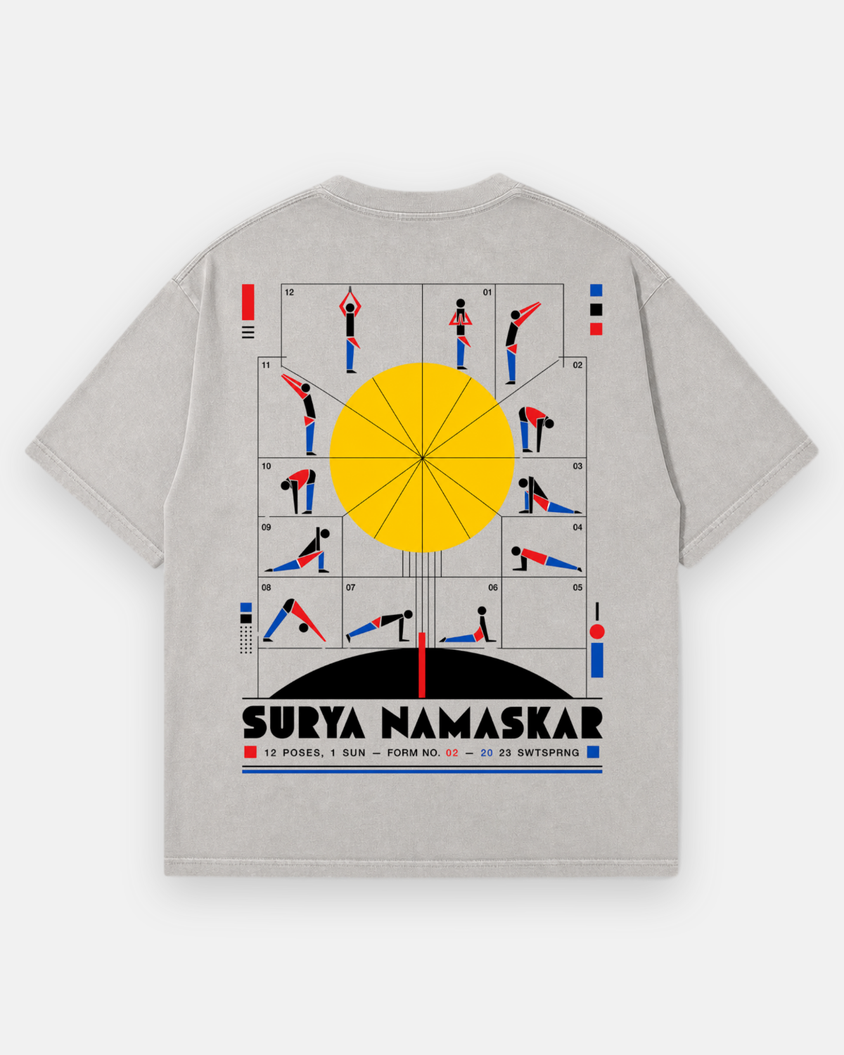 SURYA NAMASKAR Oversized Shirt