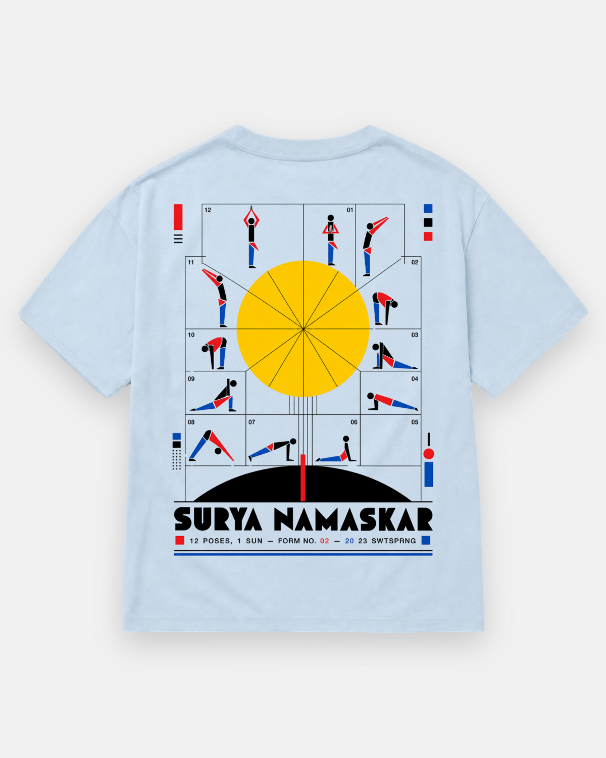 SURYA NAMASKAR Oversized Shirt
