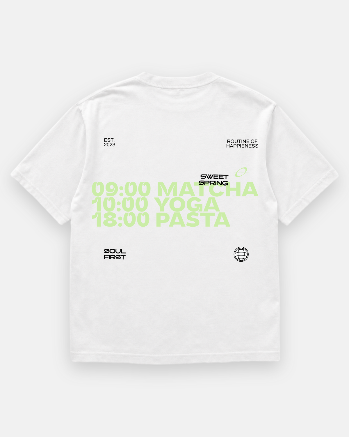 MATCHA ROUTINE Oversized Shirt