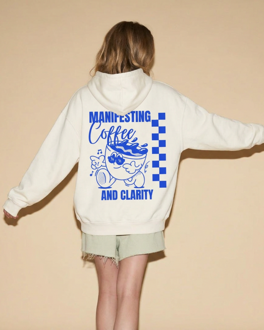 COFFEE AND CLARITY Oversized Hoodie