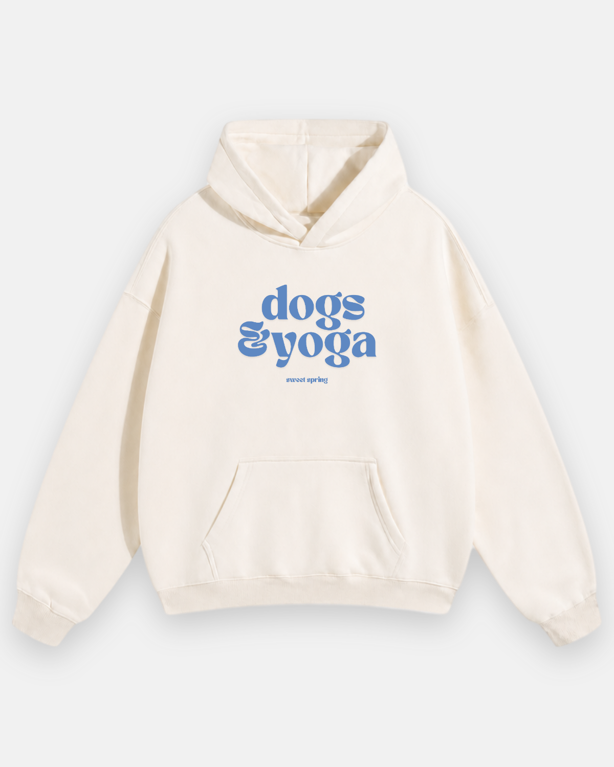 DOGS & YOGA Oversized Hoodie