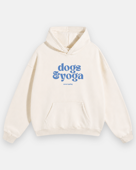 DOGS & YOGA Oversized Hoodie