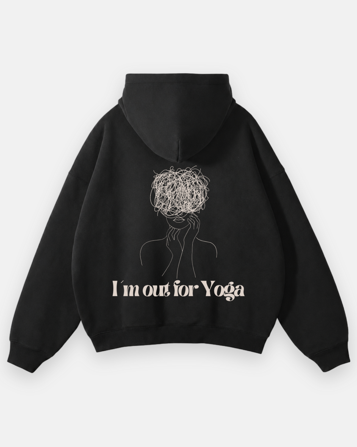 OUT FOR YOGA Oversized Hoodie