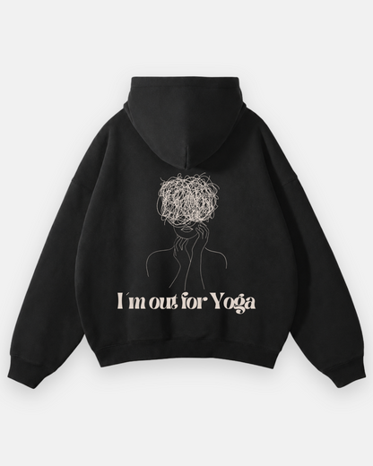 OUT FOR YOGA Oversized Hoodie