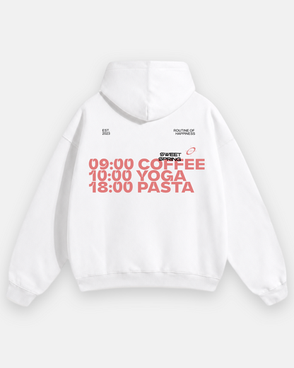 ROUTINE OF HAPPINESS Oversized Hoodie