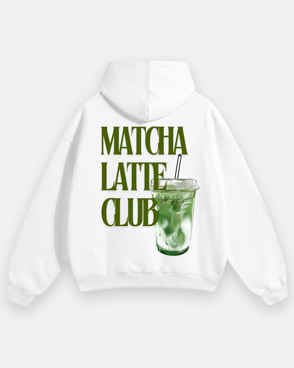 MATCHA LATTE CLUB Oversized Hoodie