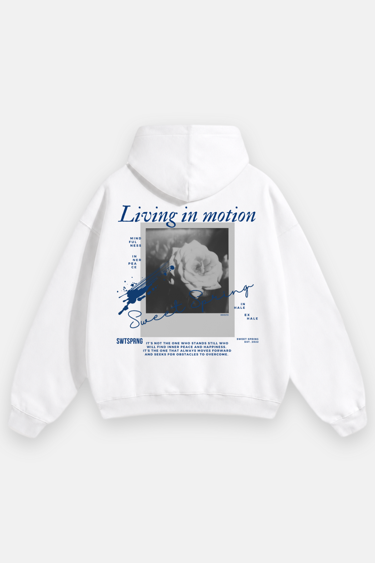 LIVING IN MOTION Oversized Hoodie