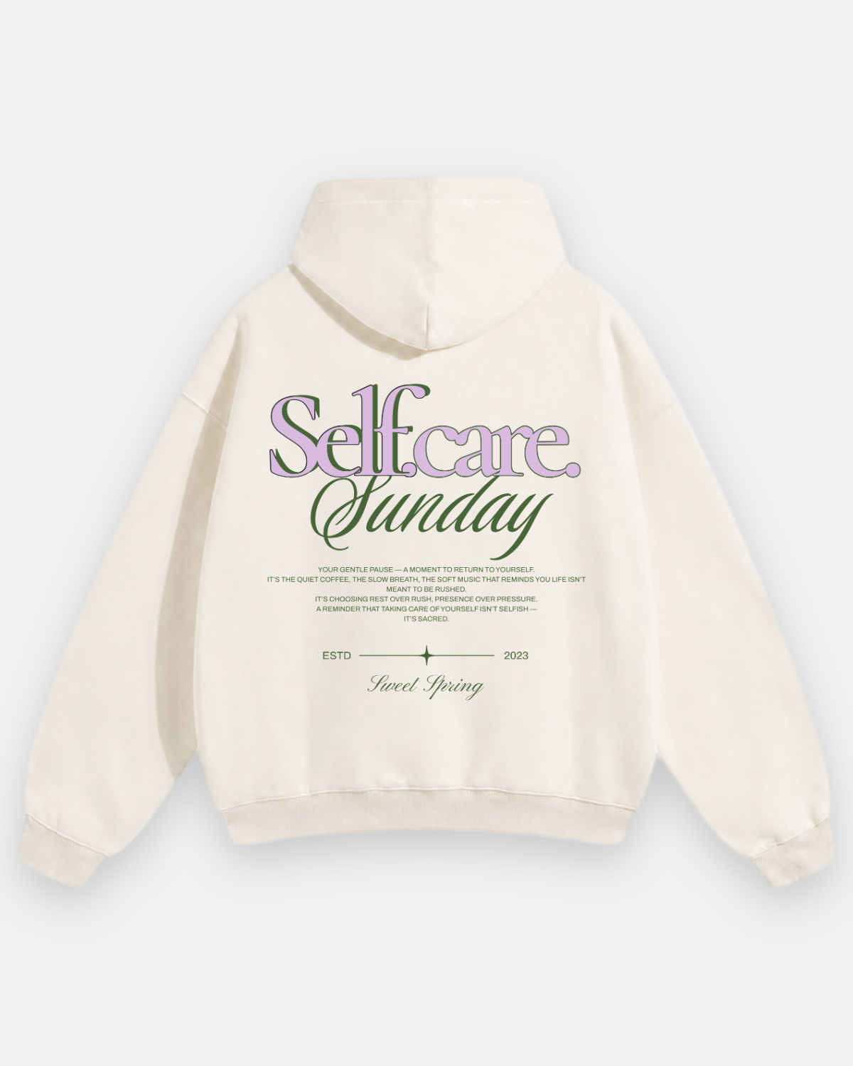 SUNDAY SELFCARE Oversized Hoodie
