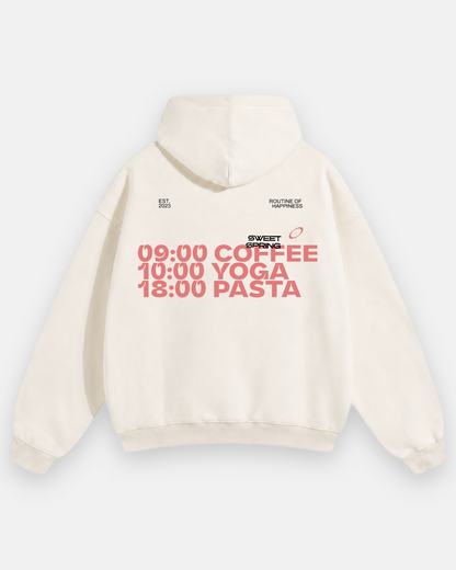 ROUTINE OF HAPPINESS Oversized Hoodie