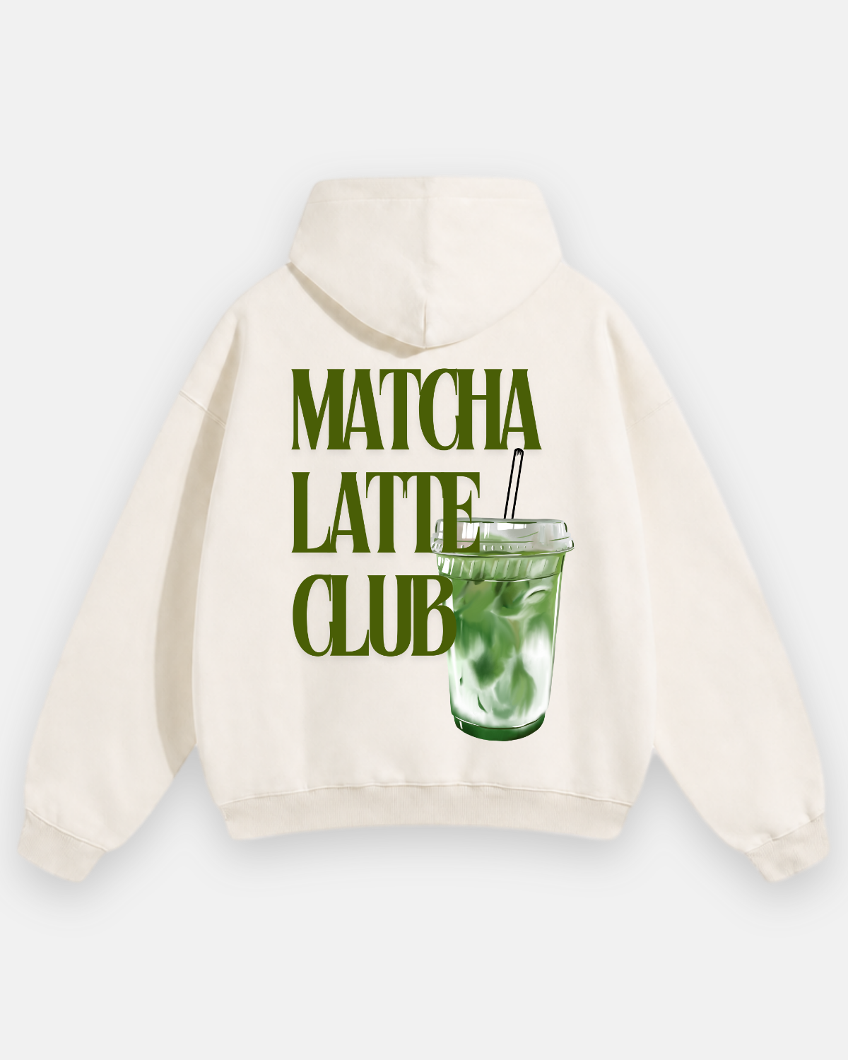 MATCHA LATTE CLUB Oversized Hoodie