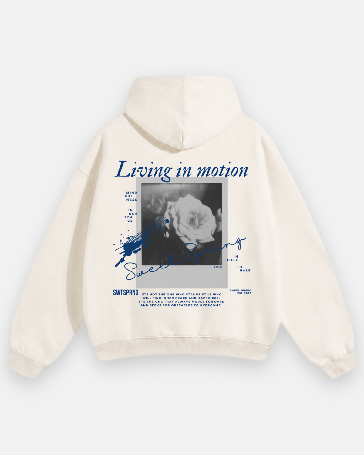 LIVING IN MOTION Oversized Hoodie
