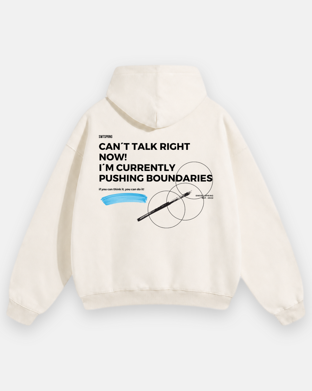 CAN´T TALK Oversized Hoodie