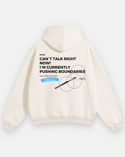 CAN´T TALK Oversized Hoodie