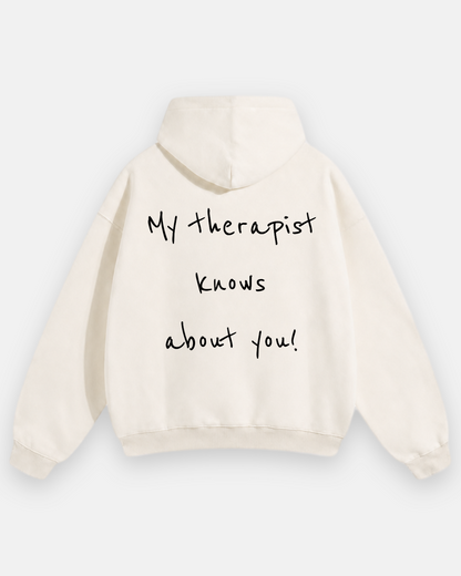 THERAPIST Oversized Hoodie
