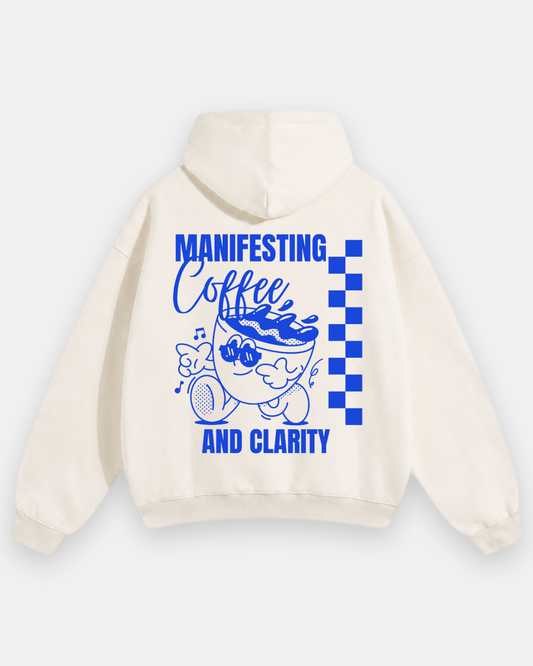 COFFEE AND CLARITY Oversized Hoodie