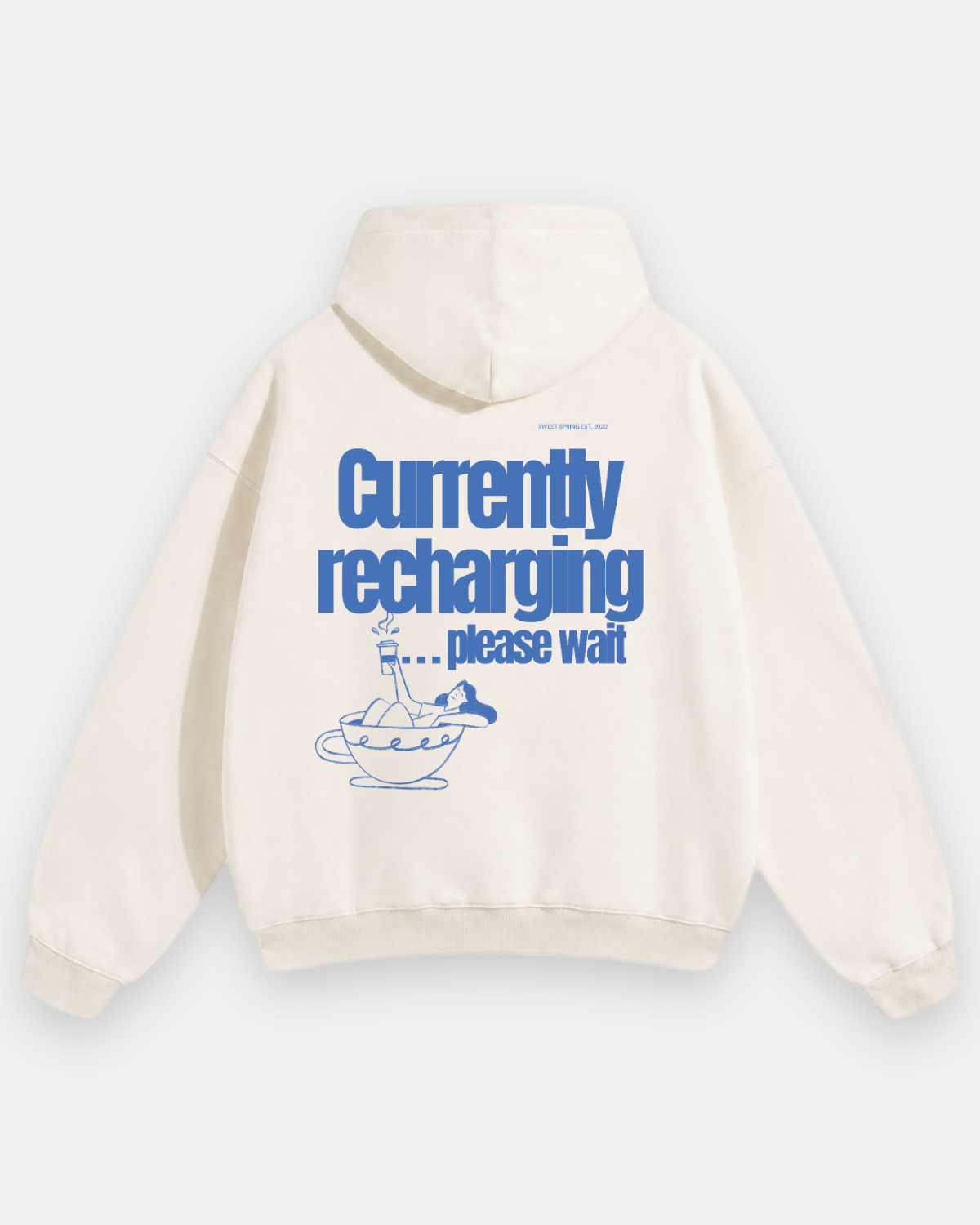 RECHARGING Oversized Hoodie