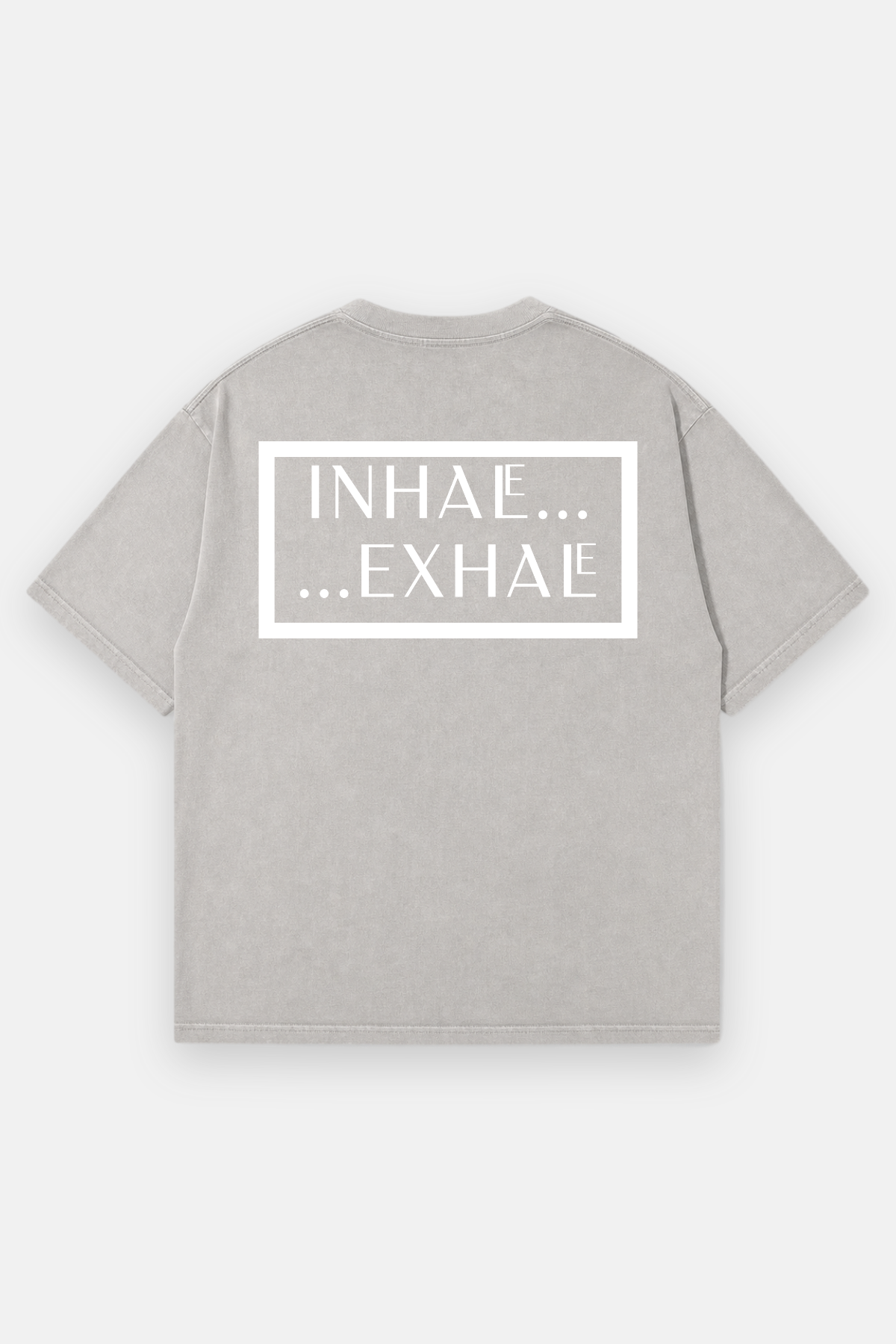 INHALE EXHALE Oversized Shirt