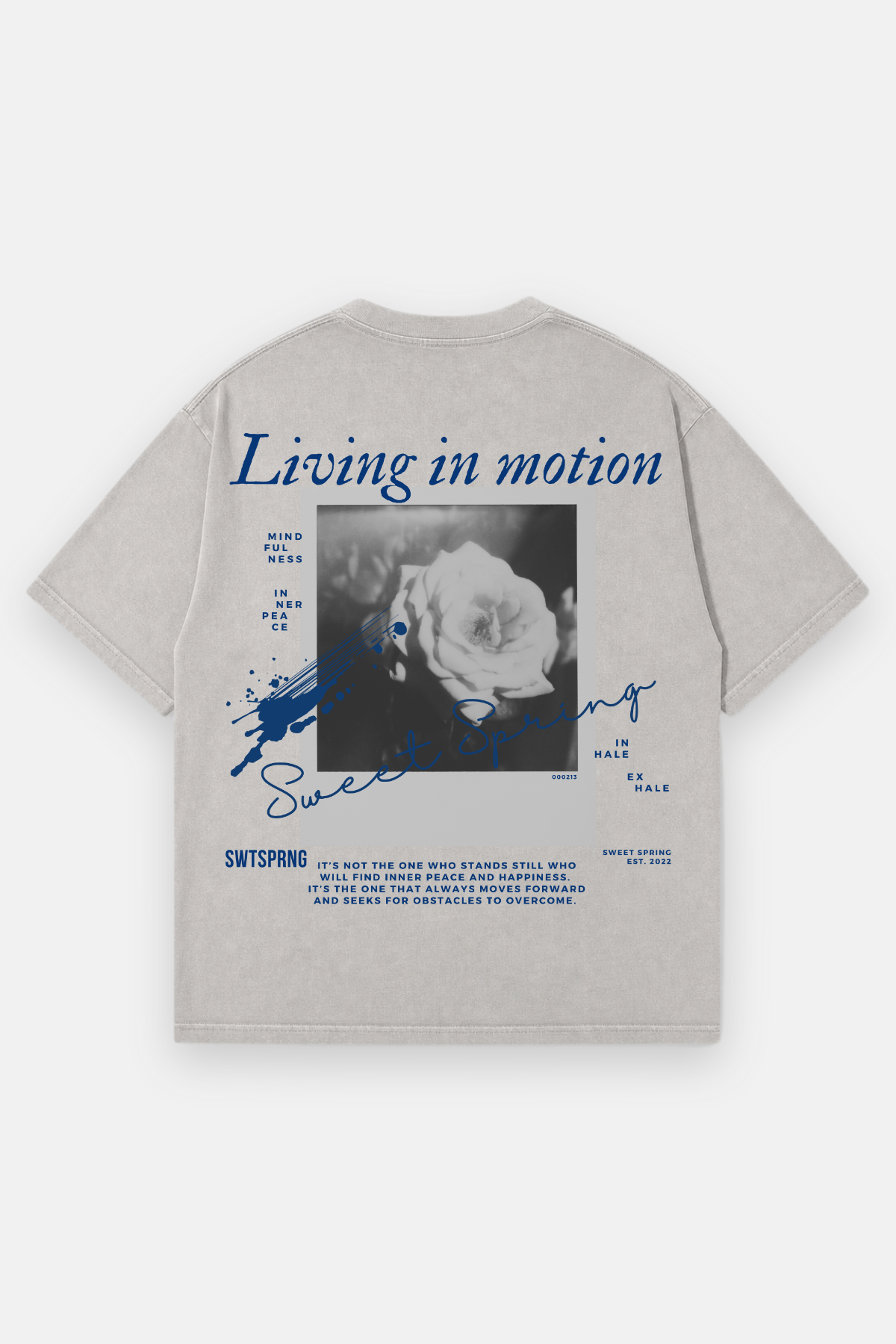 LIVING IN MOTION Oversized Shirt