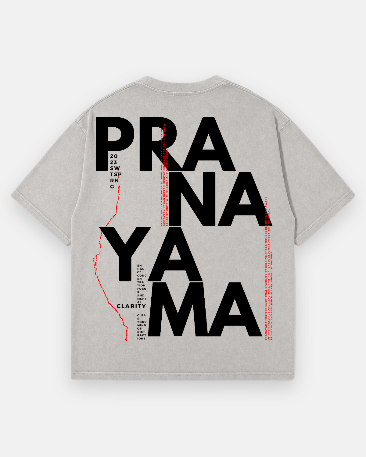 PRANAYAMA Oversized Shirt