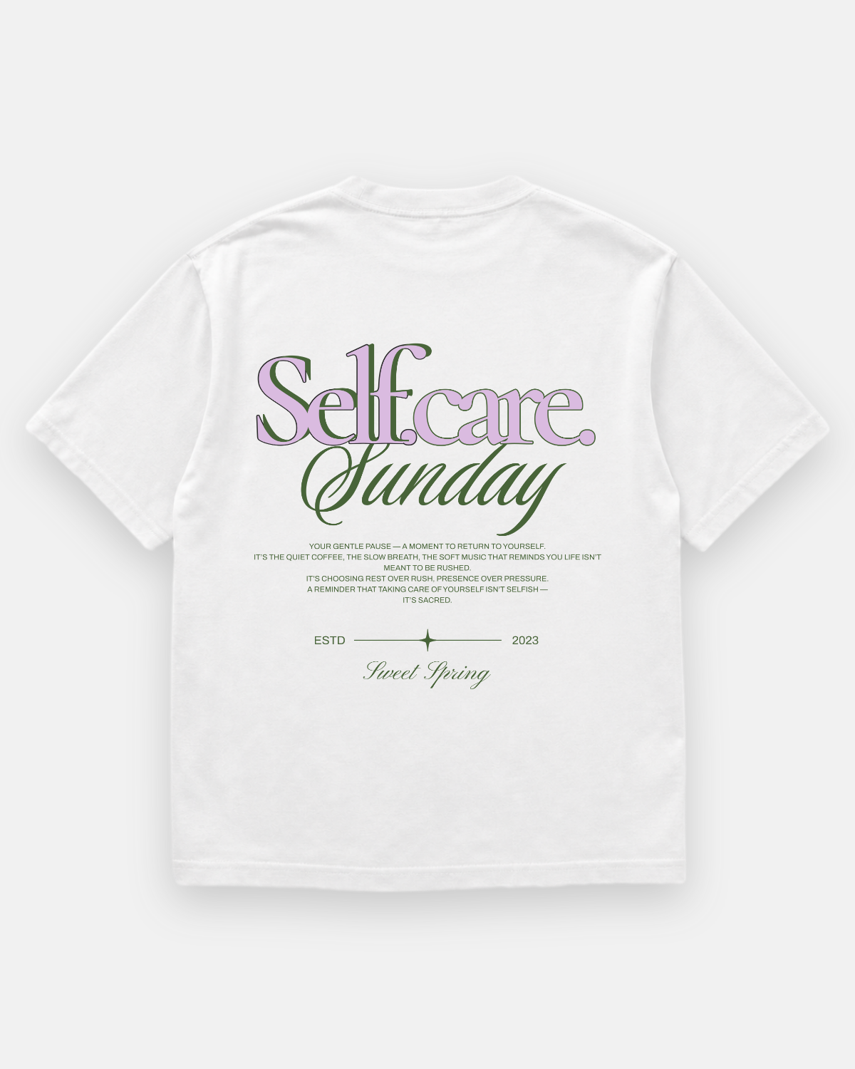 SUNDAY SELFCARE Oversized Shirt
