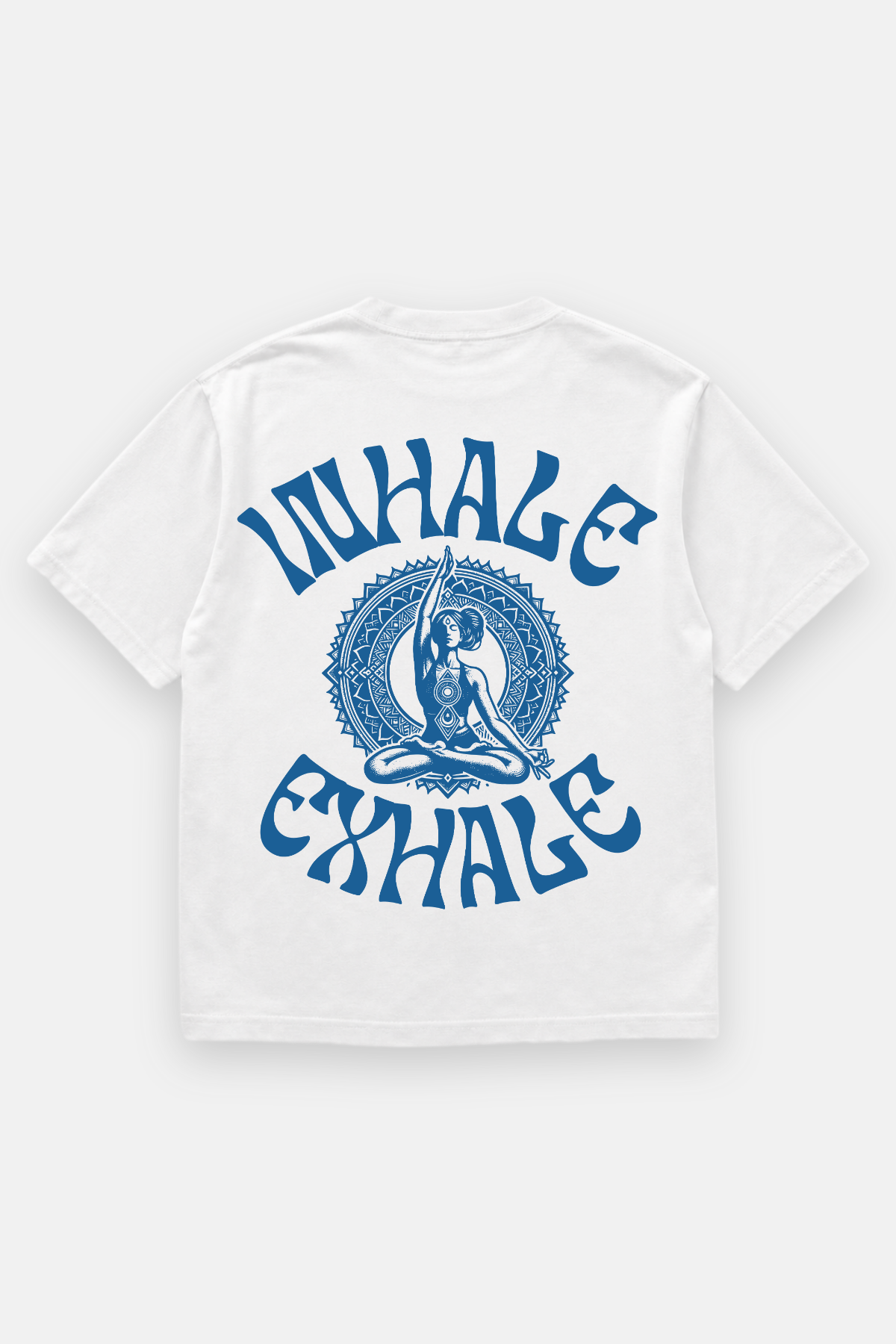 INHALE EXHALE MANDALA Oversized Shirt