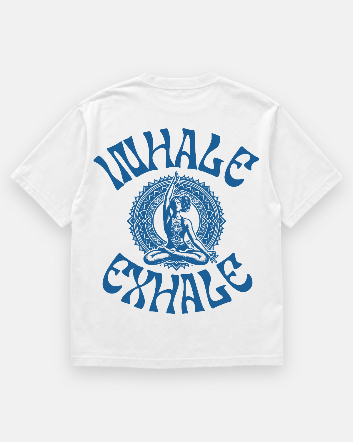 INHALE EXHALE MANDALA Oversized Shirt