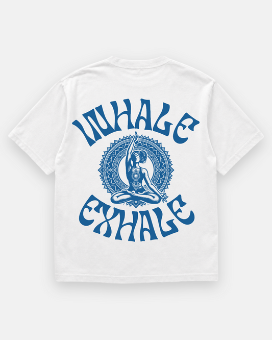 INHALE EXHALE MANDALA Oversized Shirt